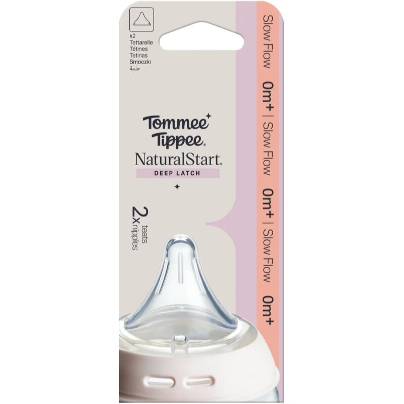 Tommee Tippee Natural Start Deep Latch Teats 2 kos