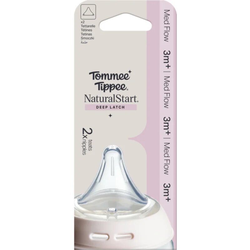 Tommee Tippee Natural Start Deep Latch Teats 2 kos