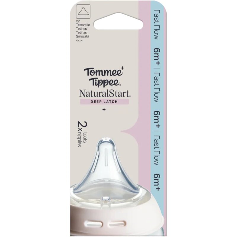 Tommee Tippee Natural Start Deep Latch Teats 2 kos