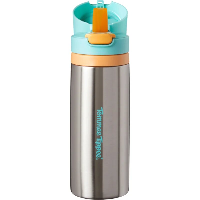 Tommee Tippee On The Go termovka iz nerjavnega jekla s silikonskim ustnikom 24m+ 500 ml