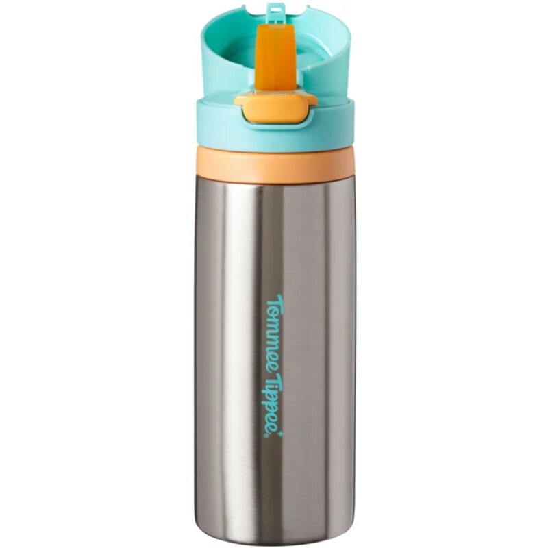 Tommee Tippee On The Go termovka iz nerjavnega jekla s silikonskim ustnikom 24m+ 500 ml