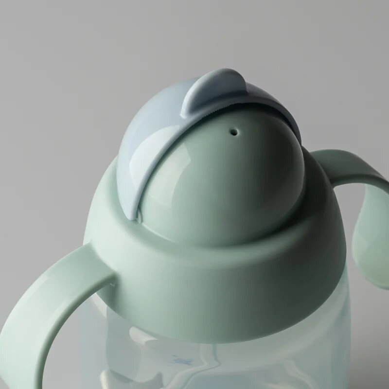 Tommee Tippee Trainer Straw otroški lonček z utežjo 6m+ Green 1 kos