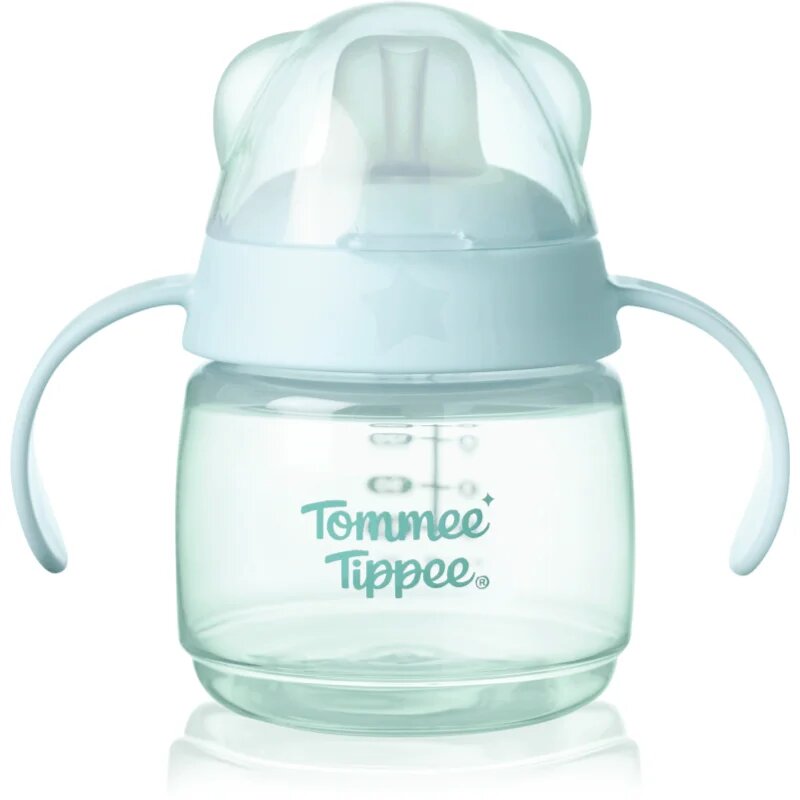 Tommee Tippee Transition Spout Cup lonček ki ne pušča 4m+ Blue 150 ml