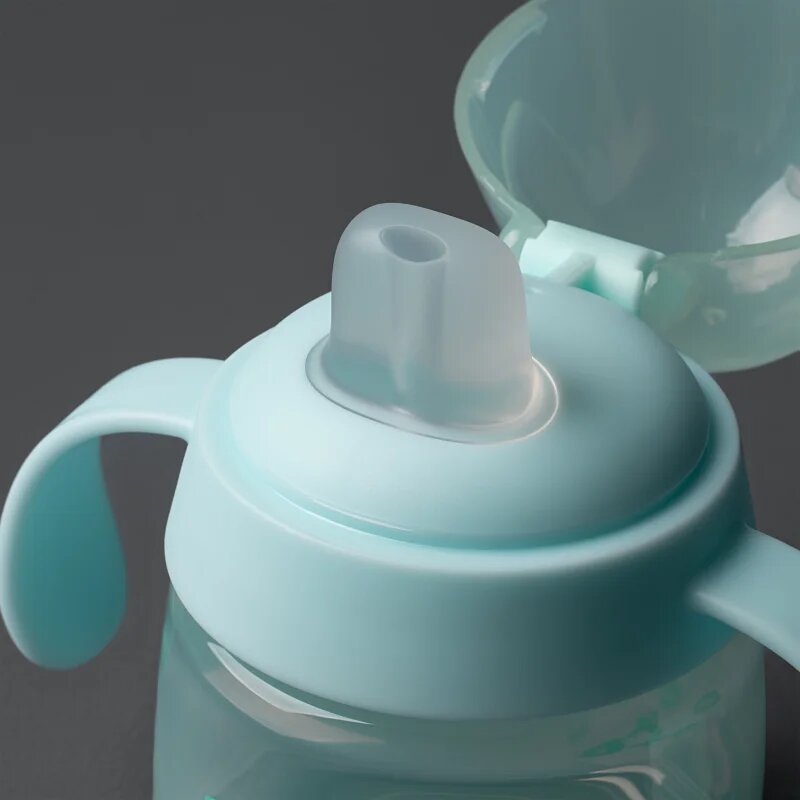 Tommee Tippee Transition Spout Cup lonček ki ne pušča 4m+ Blue 150 ml