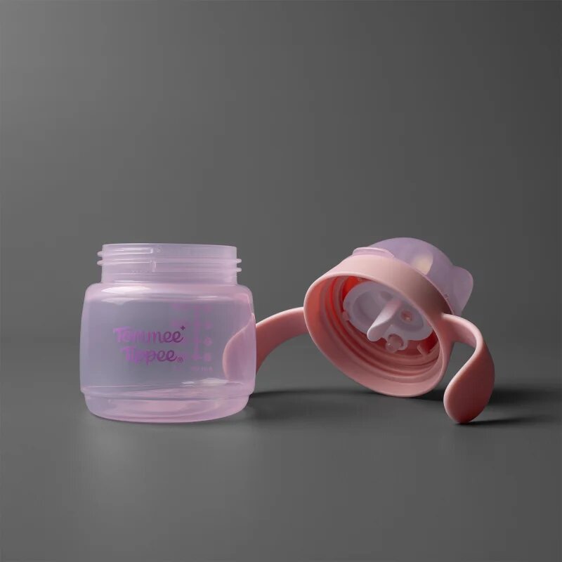 Tommee Tippee Transition Spout Cup lonček ki ne pušča 4m+ Pink 150 ml