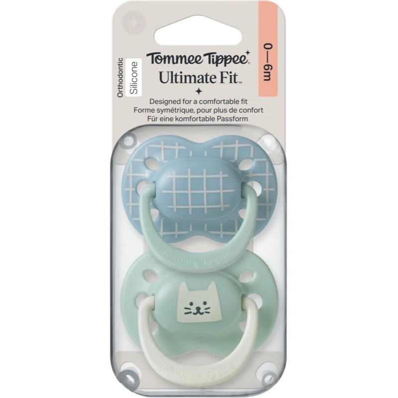 Tommee Tippee Ultimate Fit 0-6m duda Boy 2 kos