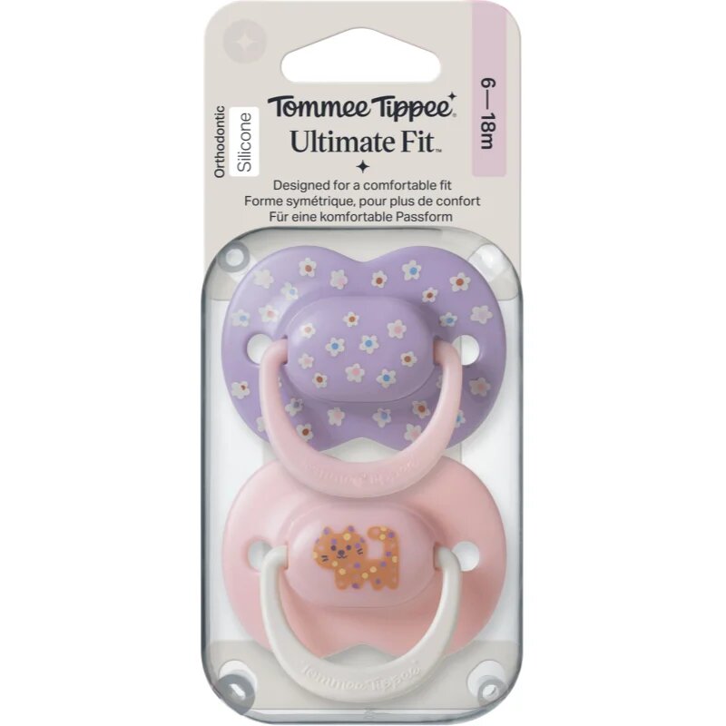 Tommee Tippee Ultimate Fit 6-18m duda 2 kos