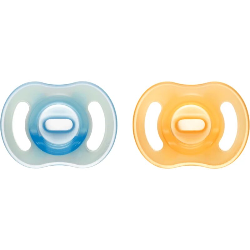 Tommee Tippee Ultra Light Night duda 6-18m Orange/ Blue 2 kos