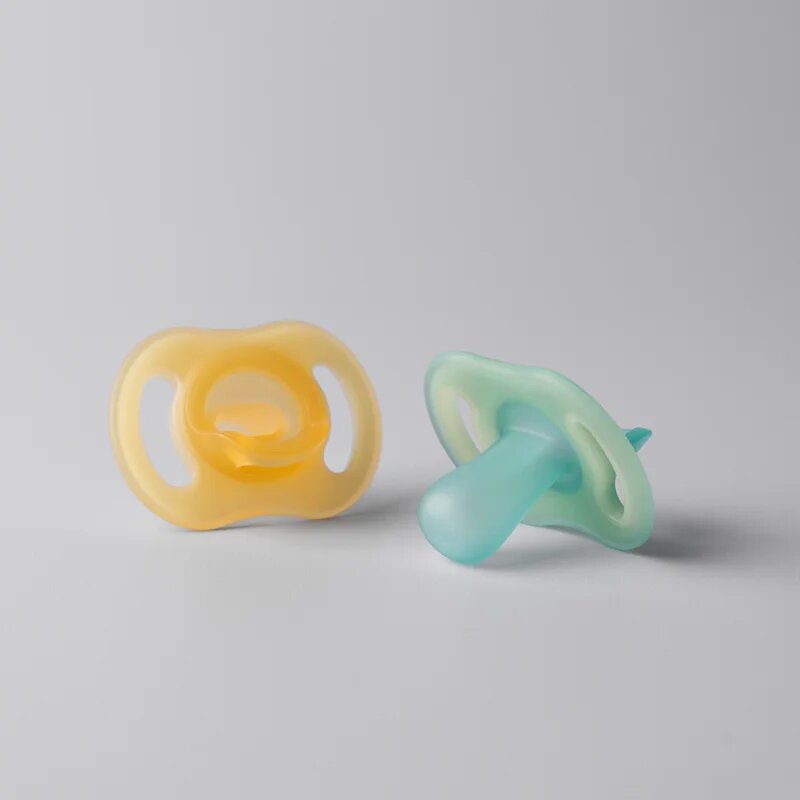 Tommee Tippee Ultra Light Night duda Orange/ Green 0-6m 2 kos
