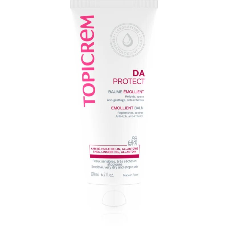 Topicrem AD Emollient Balm negovalni balzam za telo za zelo občutljivo suho in atopično kožo 200 ml