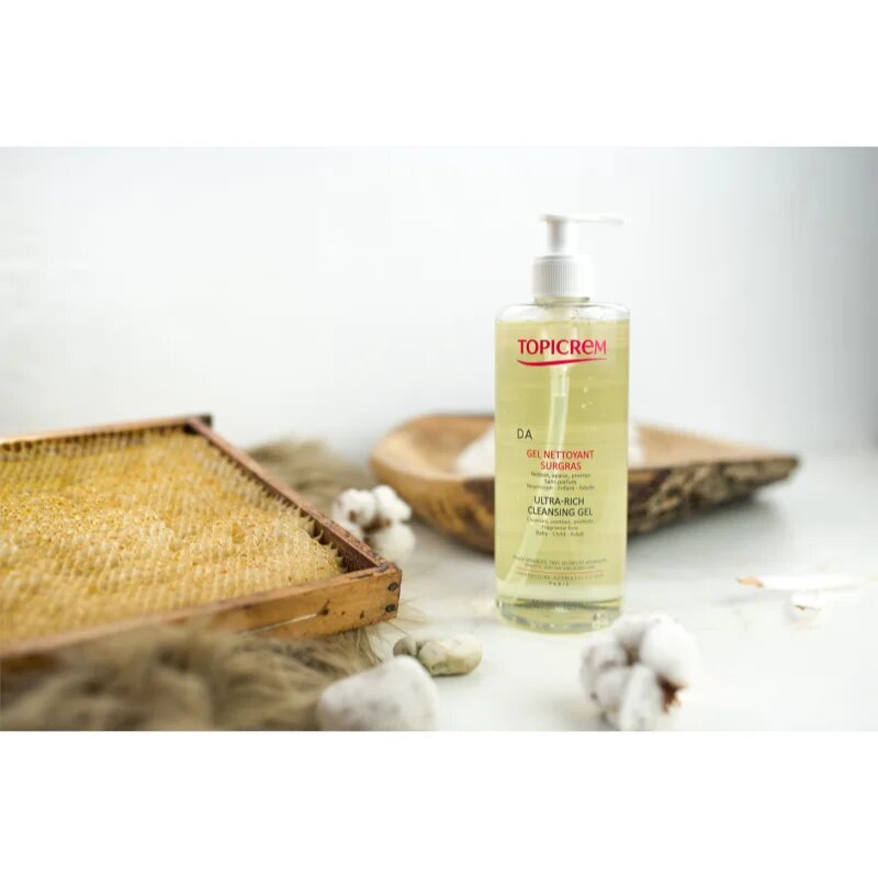 Topicrem AD Ultra-Rich Cleansing Gel gel za umivanje za zelo občutljivo suho in atopično kožo 500 ml