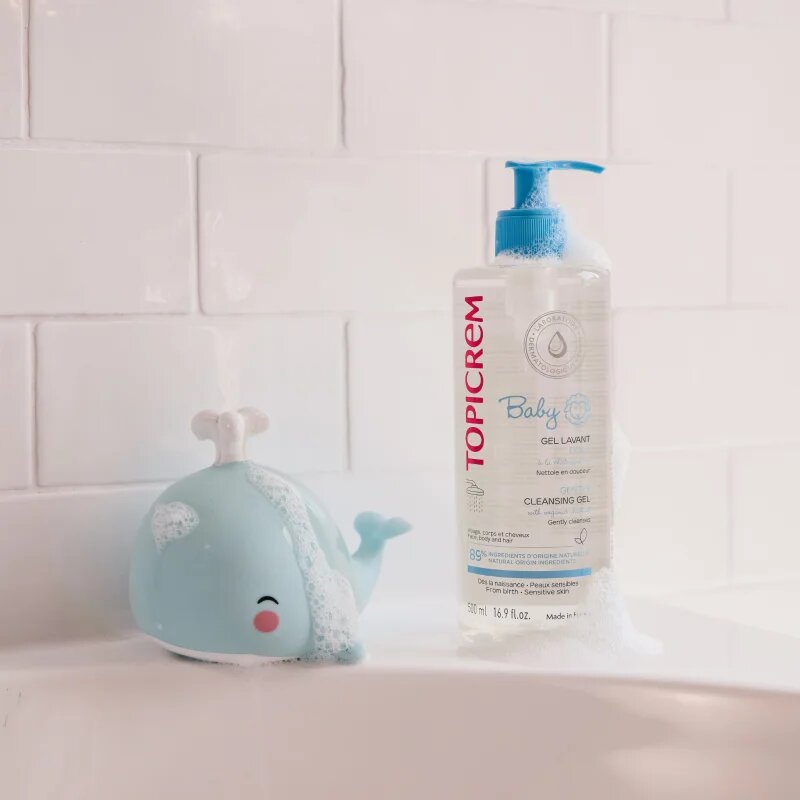 Topicrem BABY My 1st Cleansing Gel 2in1 gel za umivanje za telo in lase za otroke od rojstva 500 ml