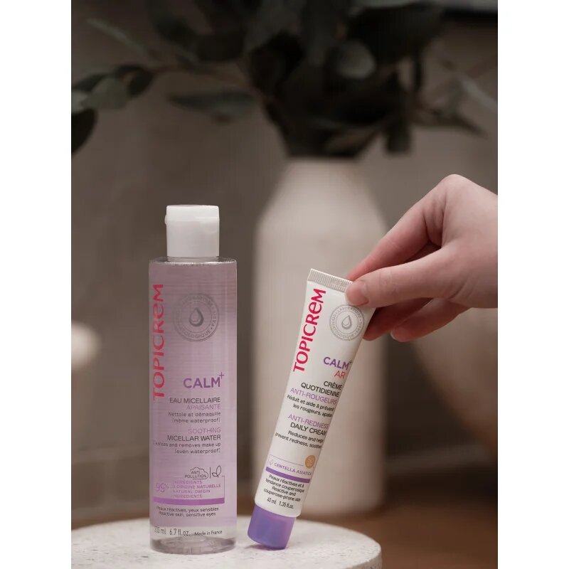 Topicrem CALM+ Anti-Redness Daily Cream pomirjajoča dnevna krema proti rdečici SPF 50+ 40 ml
