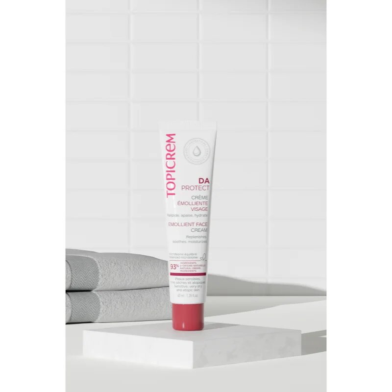 Topicrem DA Emollient Face Cream vlažilna krema za suho in atopijsko kožo 40 ml