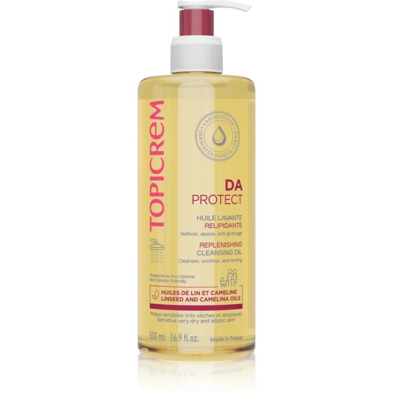 Topicrem DA Replenishing Cleansing Oil regeneracijsko in obnovitveno olje 500 ml