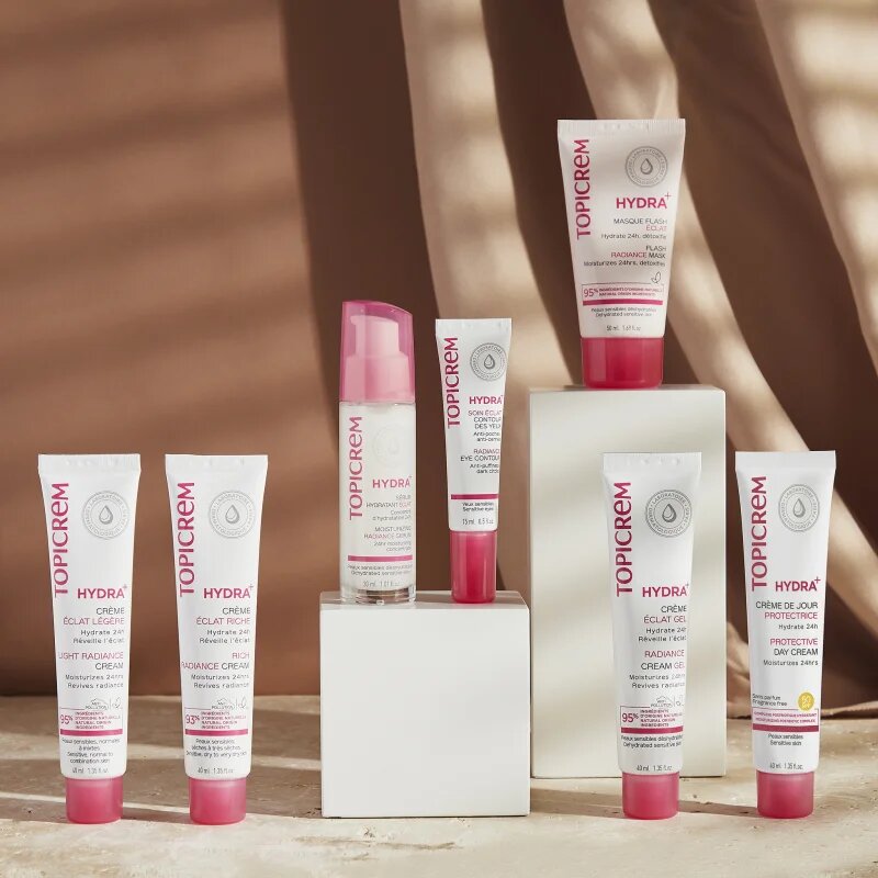 Topicrem Hydra+ Flash Radiance Mask vlažilna in posvetlitvena maska 50 ml