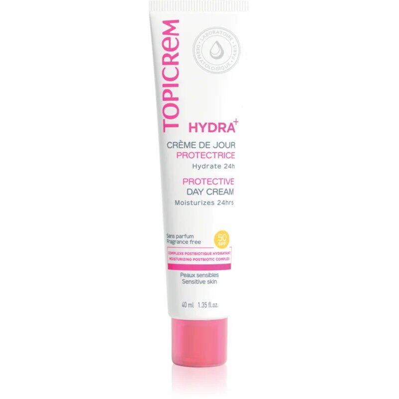 Topicrem Hydra+ Protective Day Cream zaščitna dnevna krema SPF 50+ 40 ml