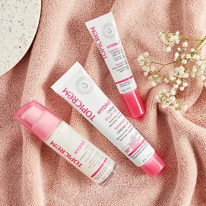 Topicrem Hydra+ Radiance Cream Gel posvetlitveni gel krema 40 ml
