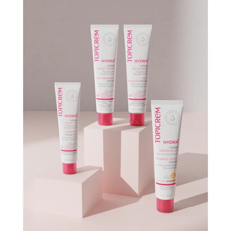 Topicrem Hydra+ Radiance Cream Gel posvetlitveni gel krema 40 ml