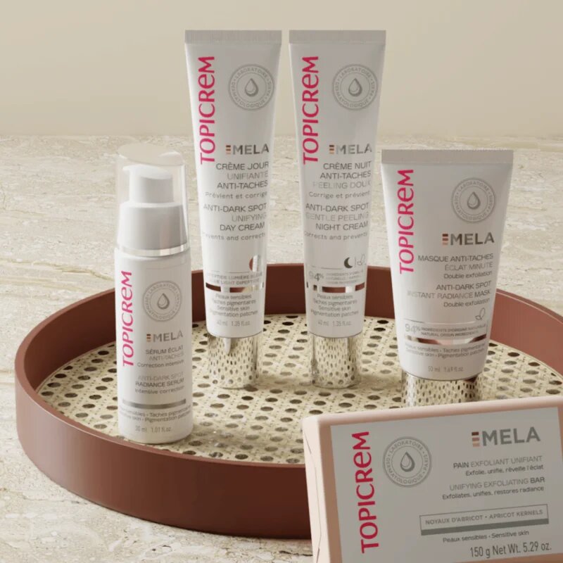 Topicrem MELA Anti-Dark Spot Instant Radiance Mask maska za posvetlitev proti pigmentnim madežem 50 ml