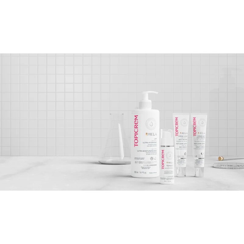 Topicrem MELA Unifying Ultra-Moisturizing Milk SPF15 vlažilni losjon proti pigmentnim madežem SPF 15 500 ml
