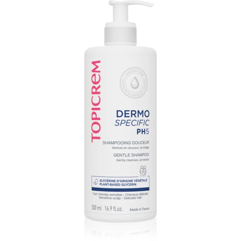 Topicrem PH5 Gentle Shampoo nežni šampon za vsakodnevno uporabo za občutljivo lasišče 500 ml