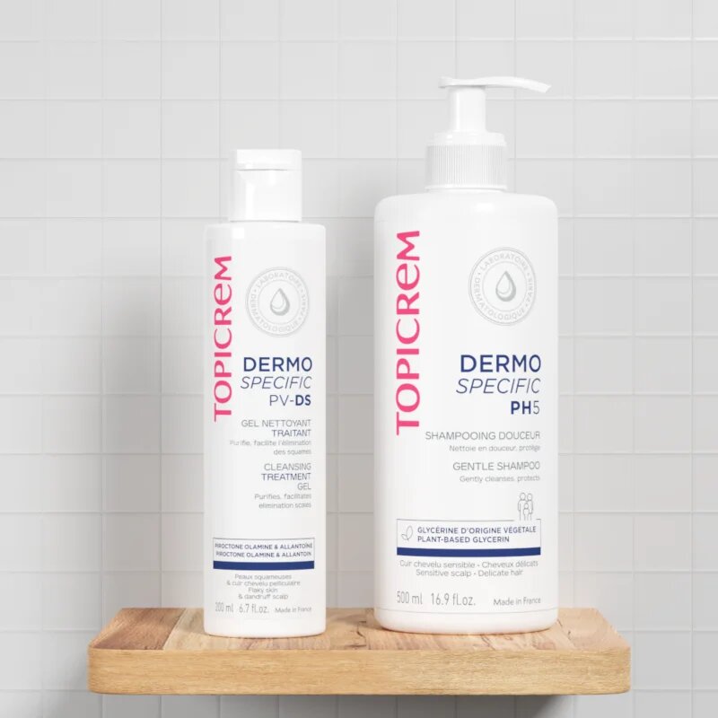 Topicrem PV/DS Cleansing Gel gel za umivanje za telo in lasišče 200 ml