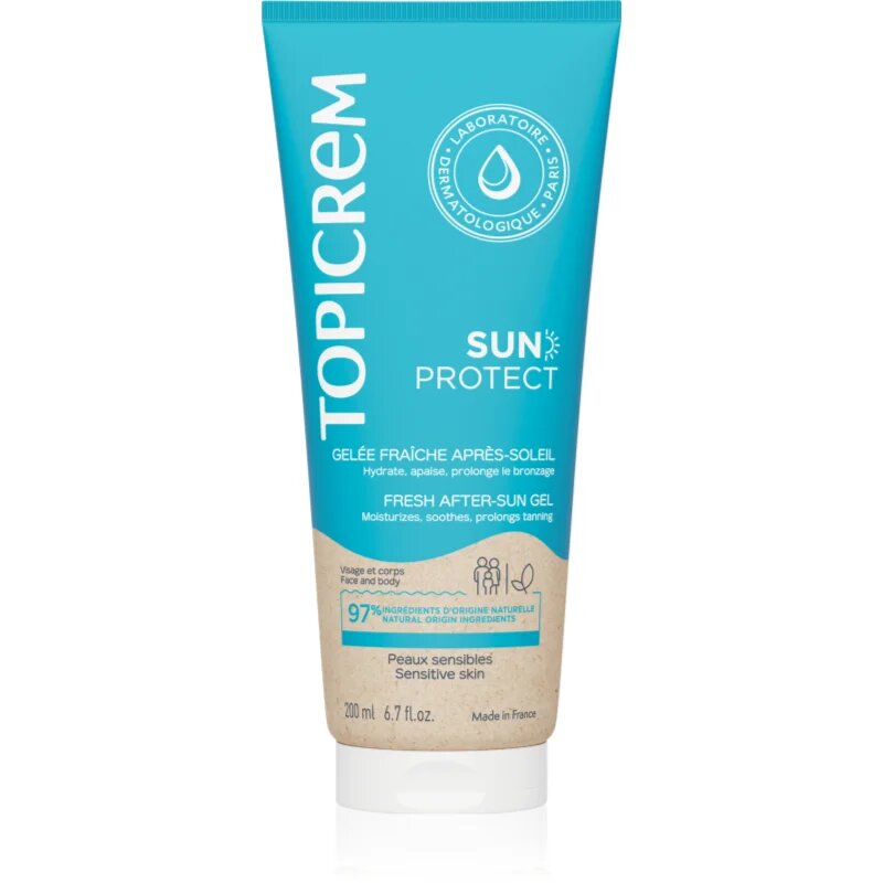 Topicrem Sun Protect Fresh After-Sun Gel hladilni gel po sončenju 200 ml