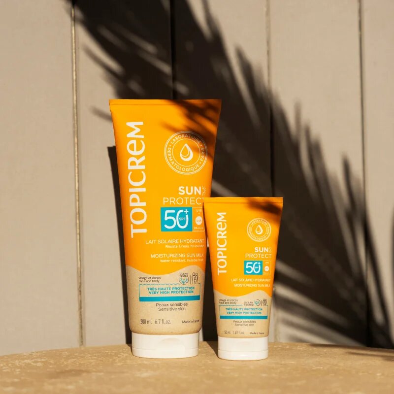 Topicrem Sun Protect Moisturizing Sun Milk vlažilni losjon za sončenje SPF 50+ 50 ml