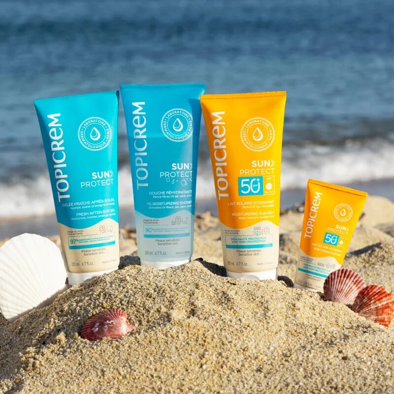 Topicrem Sun Protect Moisturizing Sun Milk vlažilni losjon za sončenje SPF 50+ 50 ml