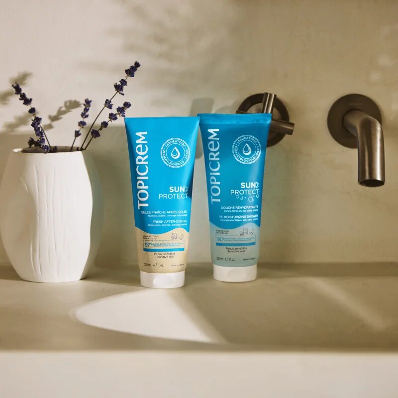 Topicrem Sun Protect Re-Moisturizing Shower vlažilen gel za prhanje po sončenju 200 ml