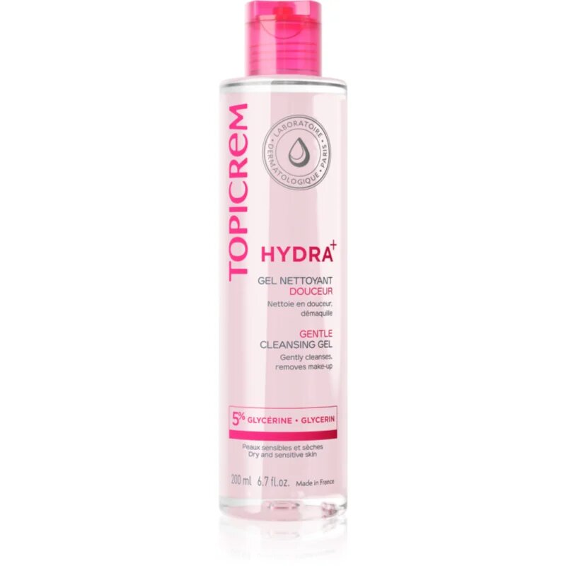 Topicrem UH BODY Gentle Cleansing Gel nežni gel za umivanje za obraz telo in lase 200 ml