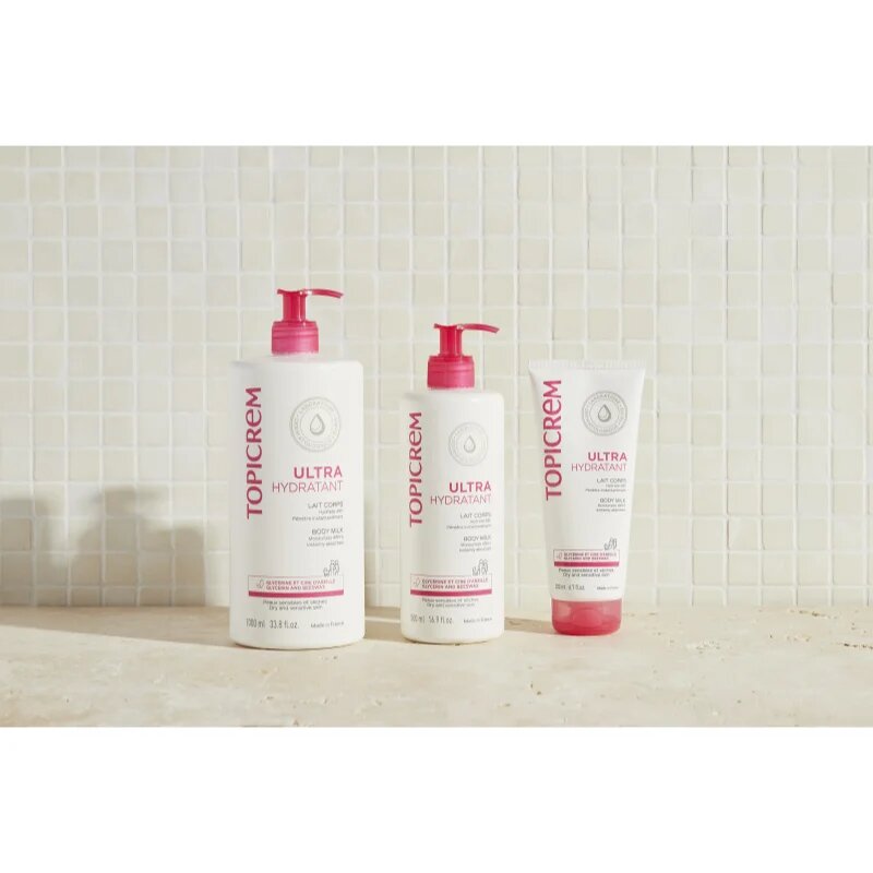 Topicrem UH BODY Ultra-Moisturizing Body Milk globinsko vlažilno mleko za telo za suho in občutljivo kožo 200 ml