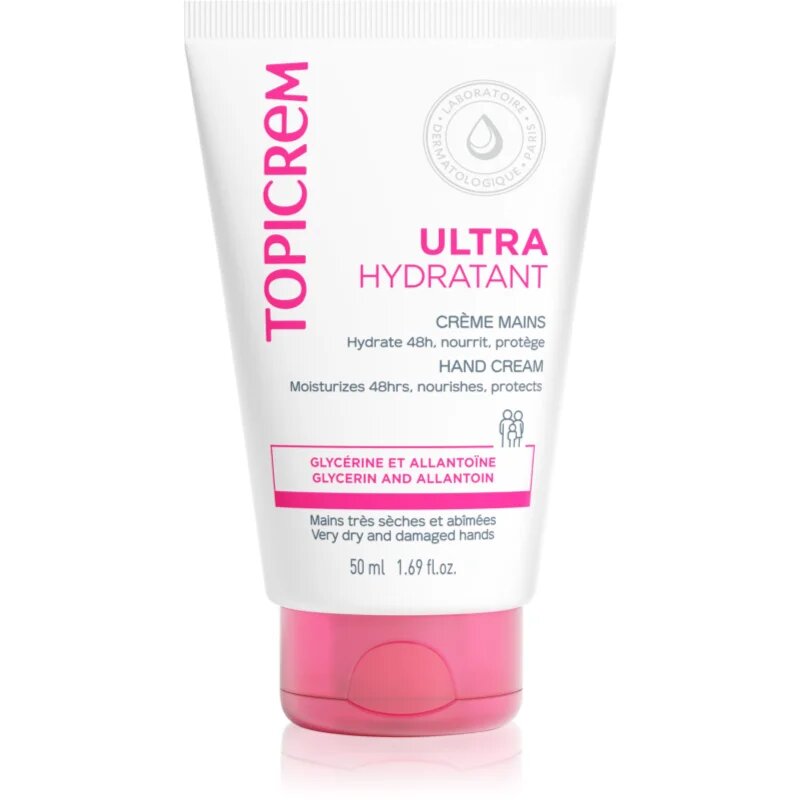 Topicrem UH BODY Ultra-Moisturizing Hand Cream vlažilna krema za suho in razpokano kožo rok 50 ml