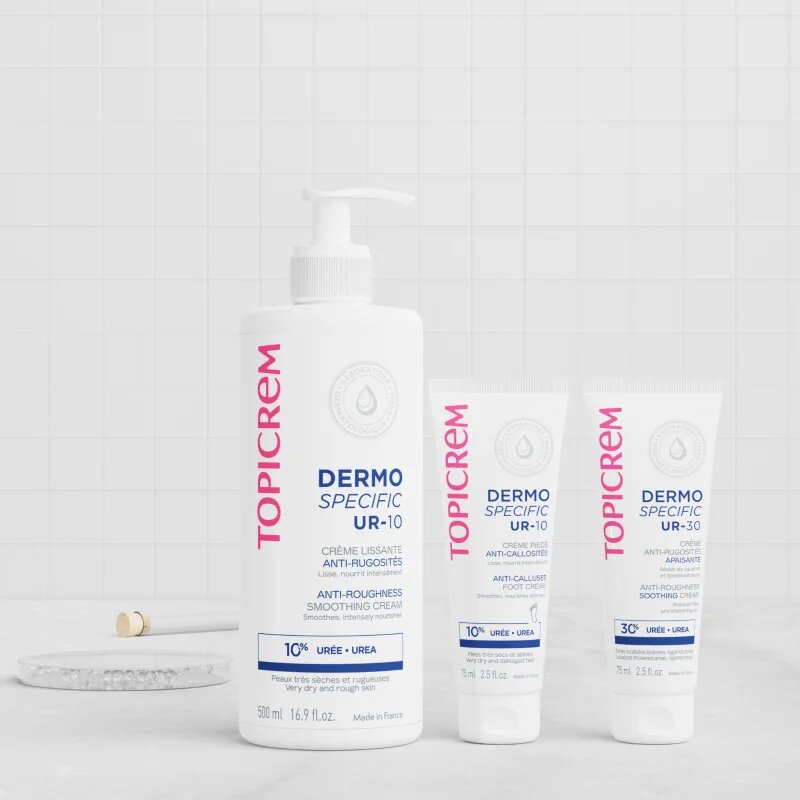 Topicrem UR-10 Anti-Roughness Smoothing Cream krema za telo za ekstra suho kožo 500 ml