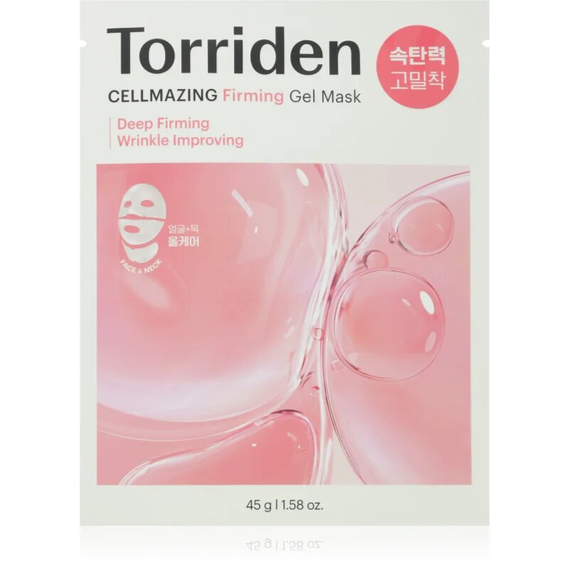 Torriden Cellmazing Firming Gel Mask intenzivna hidrogelna maska za učvrstitev obraza 45 g