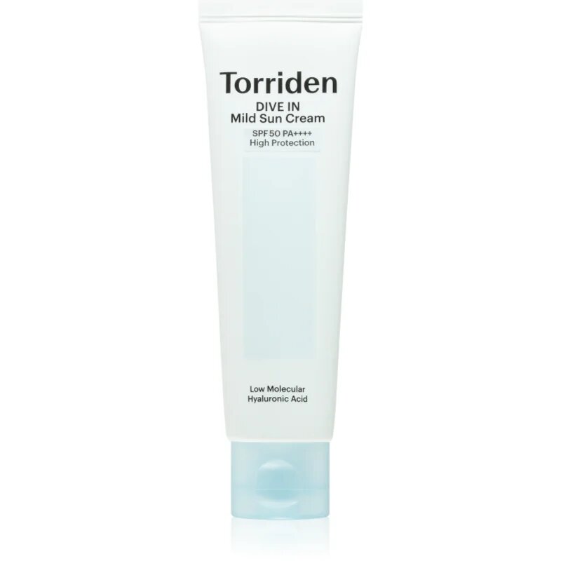 Torriden Dive In Mild Sun Cream mineralni fluid za sončenje za obraz z vlažilnim učinkom SPF 50+ 60 ml