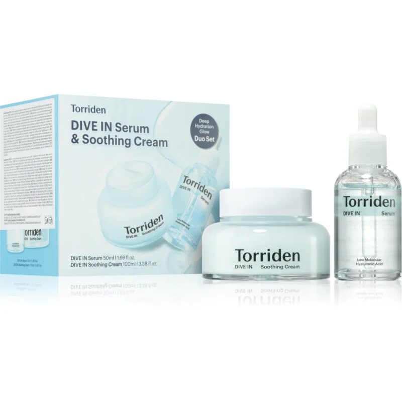 Torriden Dive In Serum & Soothing Cream Set set za osvetljevanje kože in hidratacijo