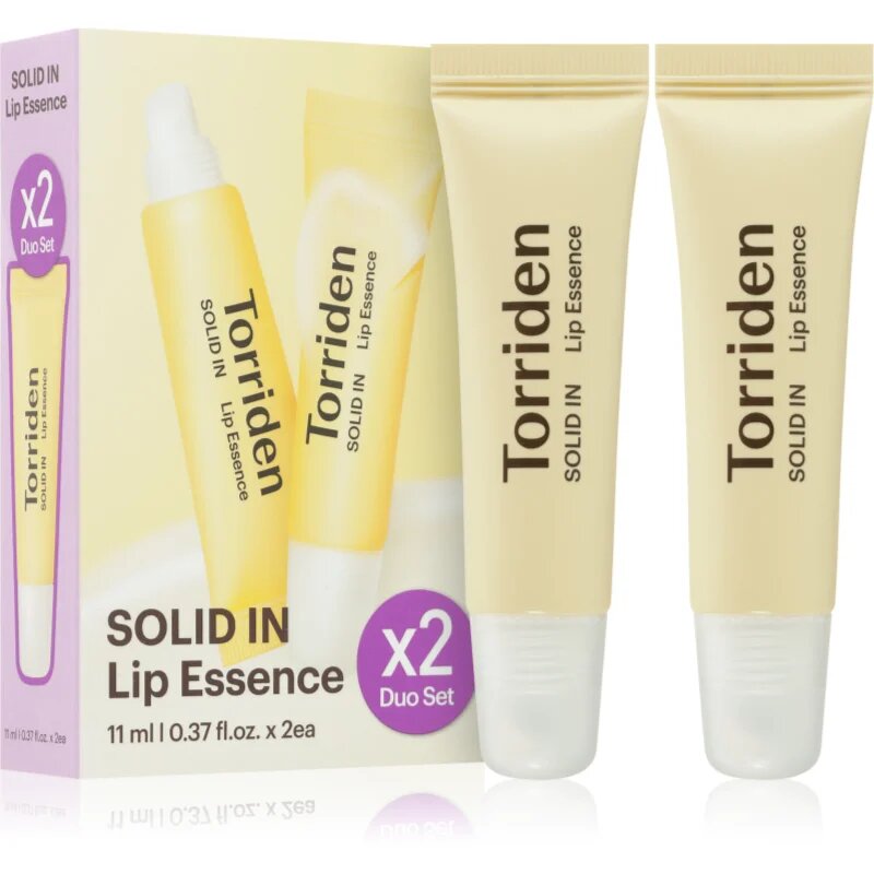 Torriden Solid In Lip Essence vlažilna esenca za suhe ustnice DUO paket