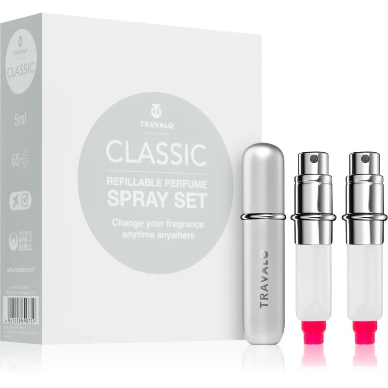 Travalo Classic HD darilni set uniseks Silver
