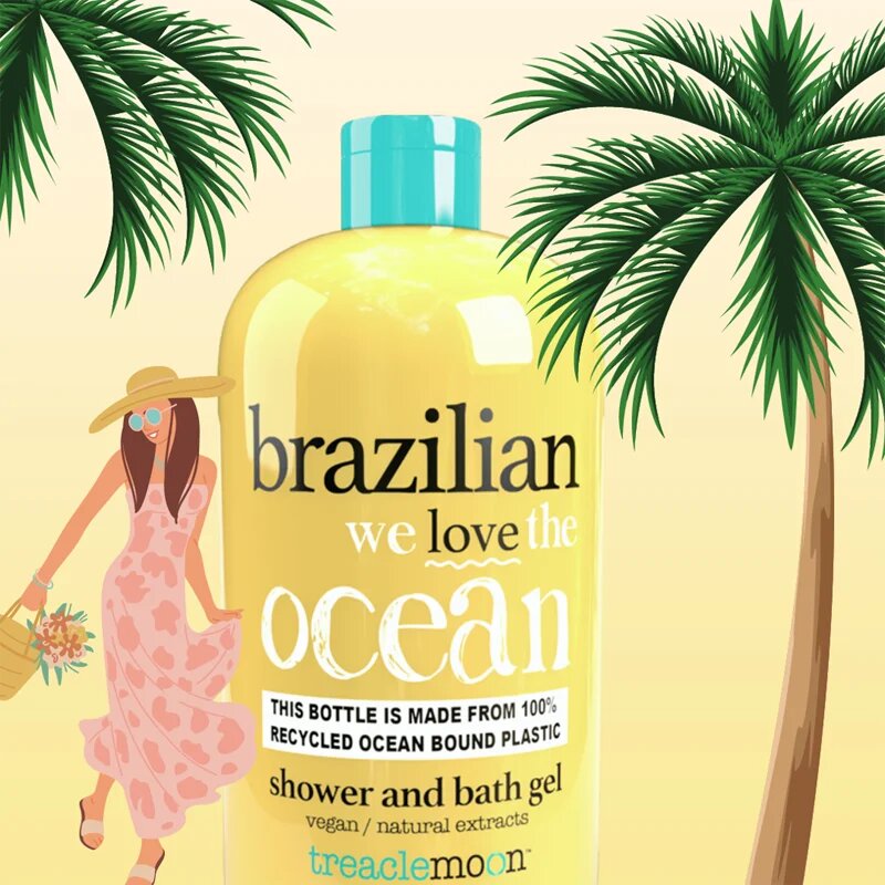 Treaclemoon Brazilian Love gel za prhanje in kopanje 500 ml