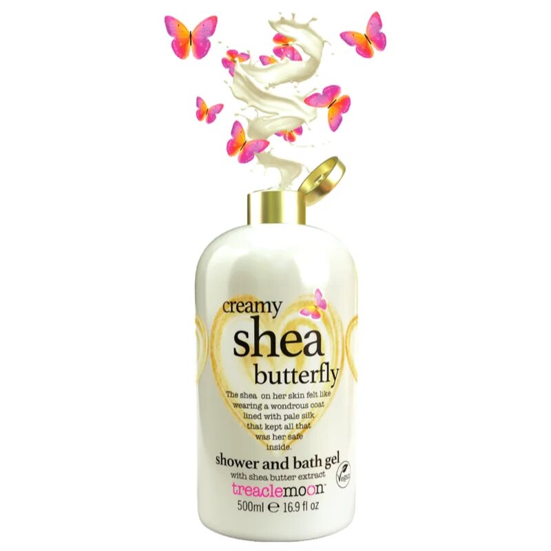 Treaclemoon Shea Butterfly gel za prhanje in kopanje 500 ml