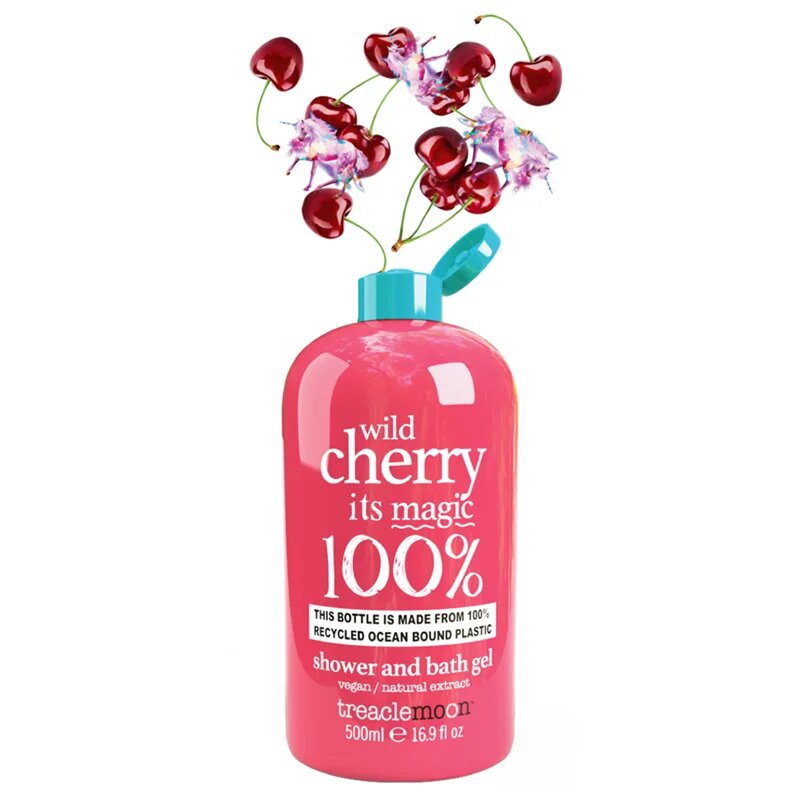Treaclemoon Wild Cherry Magic gel za prhanje in kopanje 500 ml