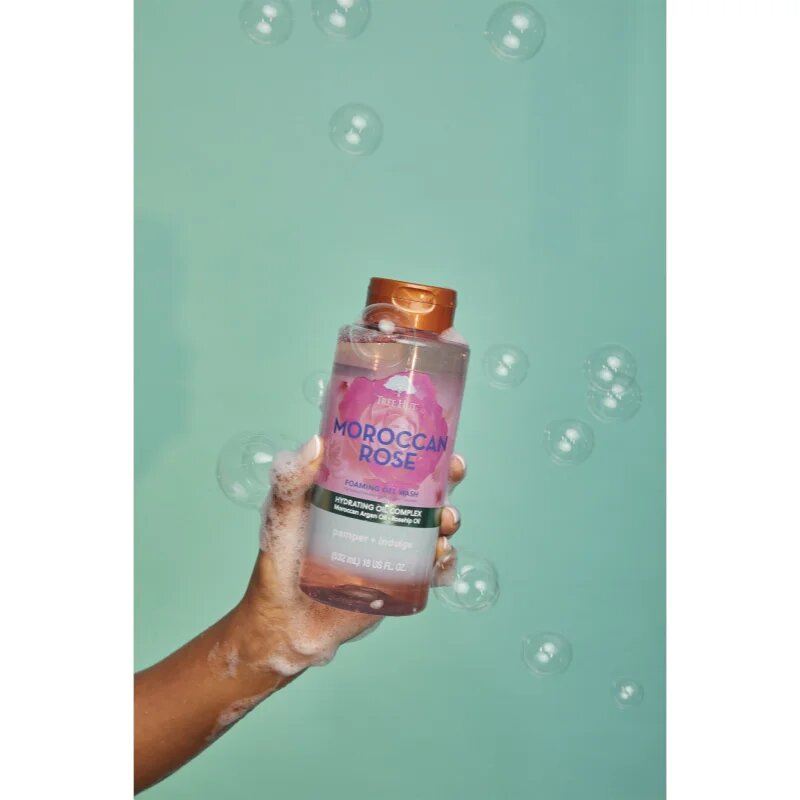 Tree Hut Moroccan Rose Foaming Gel Wash penasti gel za prhanje 532 ml