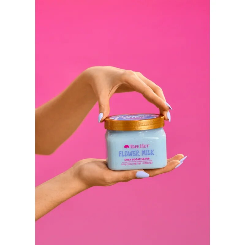 Tree Hut Shea Sugar Scrub Flower Milk sladkorni piling za telo 510 g