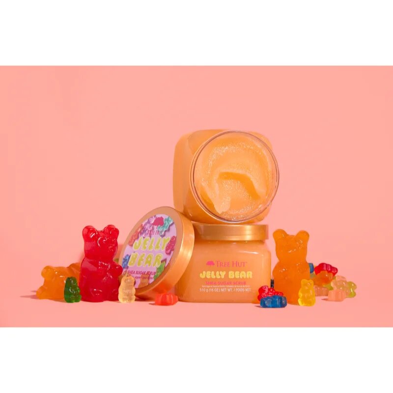 Tree Hut Shea Sugar Scrub Jelly Bear sladkorni piling za telo 510 g