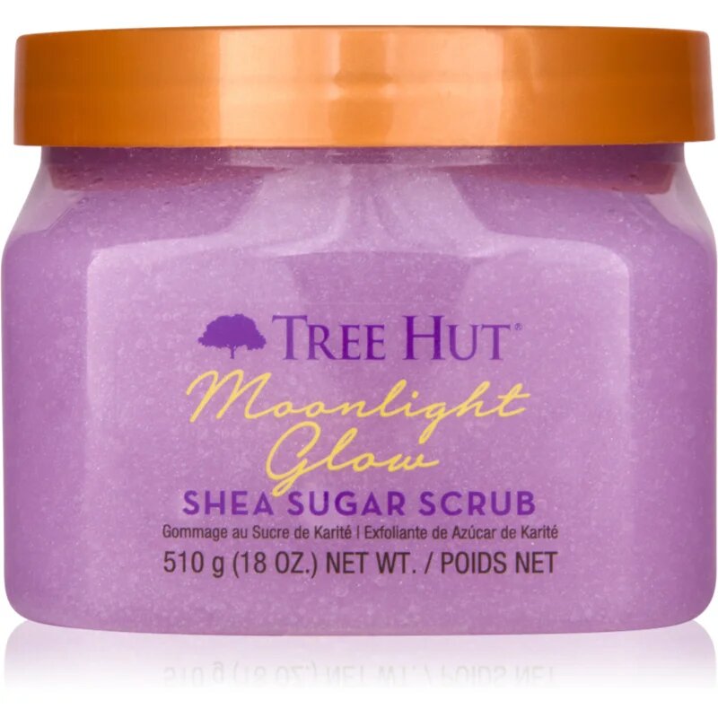Tree Hut Shea Sugar Scrub Moonlight Glow sladkorni piling za telo 510 g