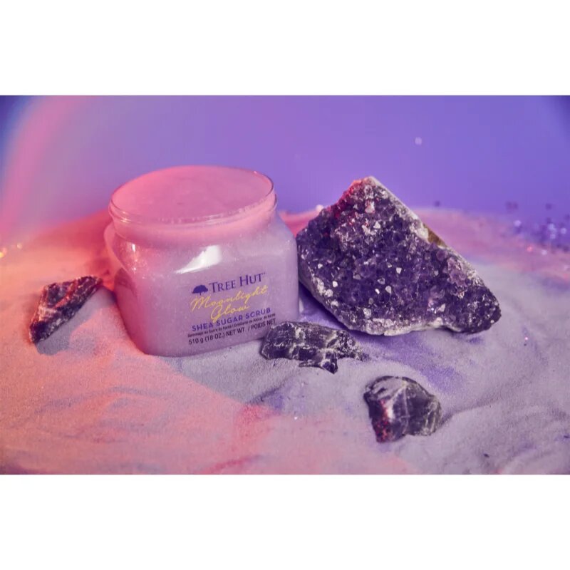 Tree Hut Shea Sugar Scrub Moonlight Glow sladkorni piling za telo 510 g