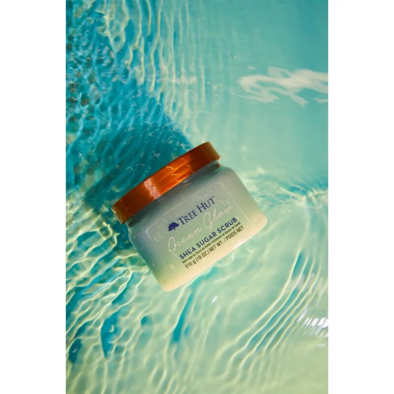 Tree Hut Shea Sugar Scrub Ocean Glow sladkorni piling za telo 510 g