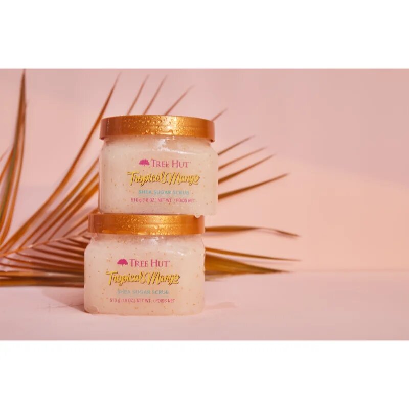Tree Hut Shea Sugar Scrub Tropical Mango sladkorni piling z karitejevim maslom 510 g